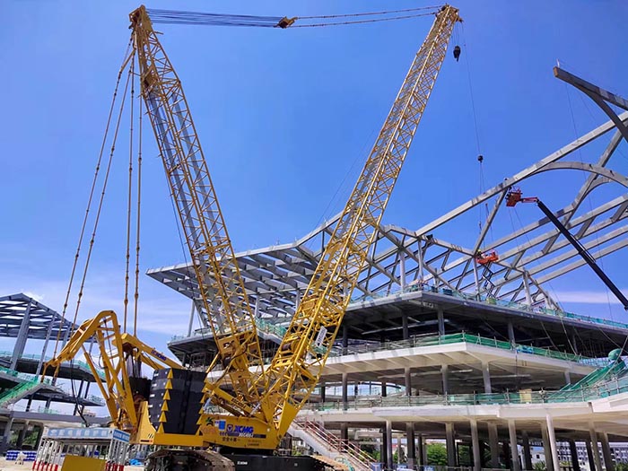 【全球之履】泉州站 XGC400-I——體育館建設(shè)大顯身手！