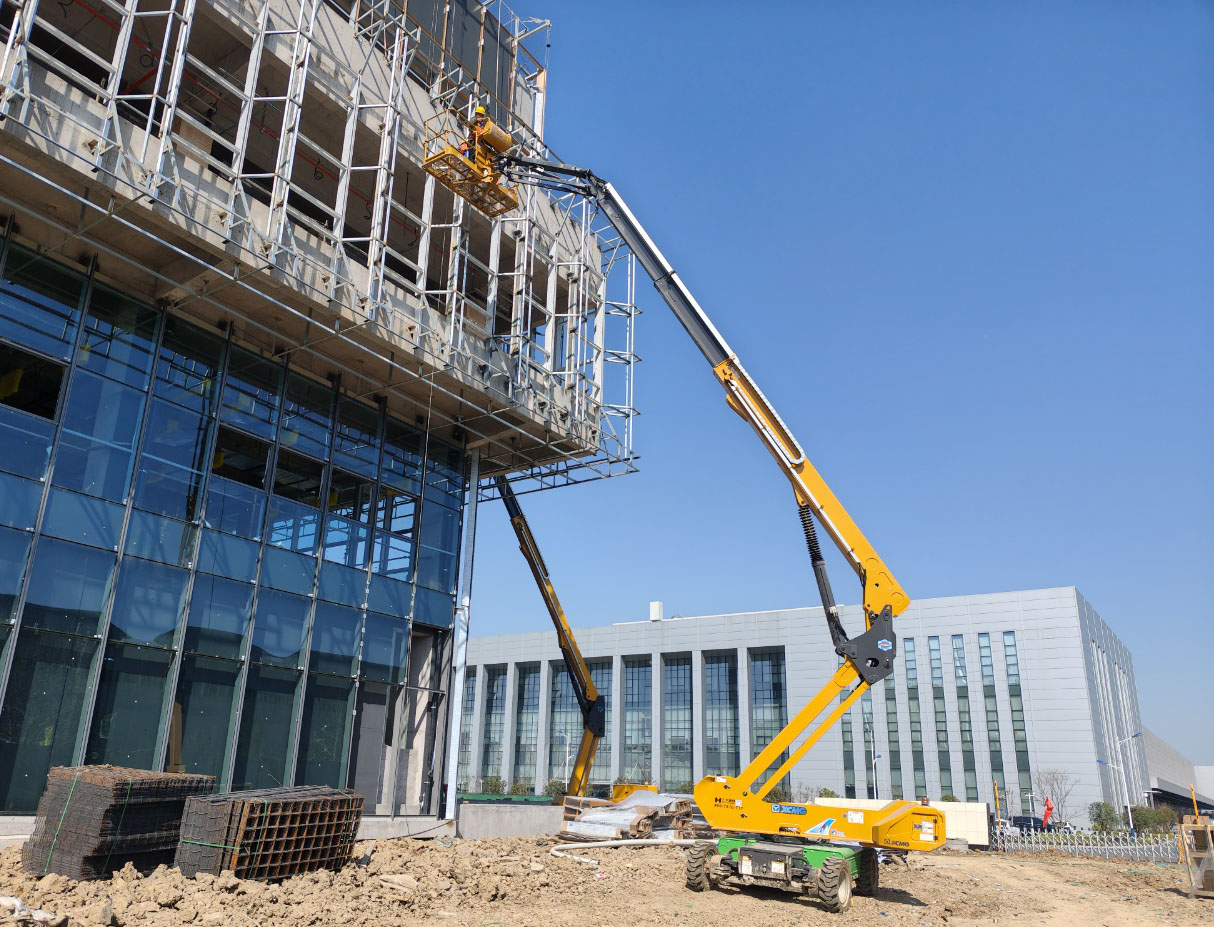 30-50米高空天團(tuán)！徐工10余臺(tái)直臂神器助力合肥新能源汽車產(chǎn)業(yè)園加速崛起