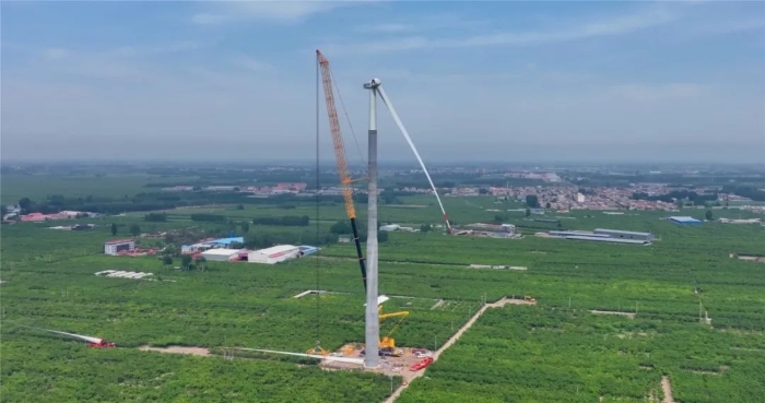 “全球第一吊”再臨燕趙！166米，XCA4000助力華北綠電