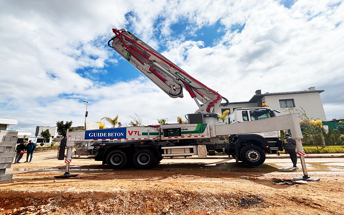 卓越性能|徐工XS43泵車助建摩洛哥！