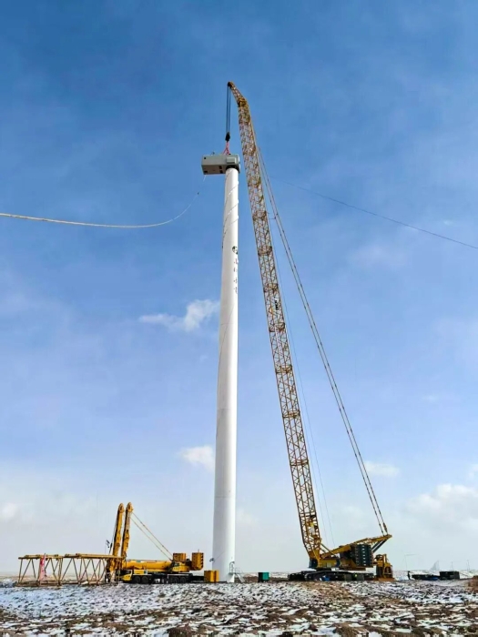 階段任務(wù)圓滿完成！XLC18000M一口氣拿下20臺風(fēng)機(jī)，為綠色地球加油~