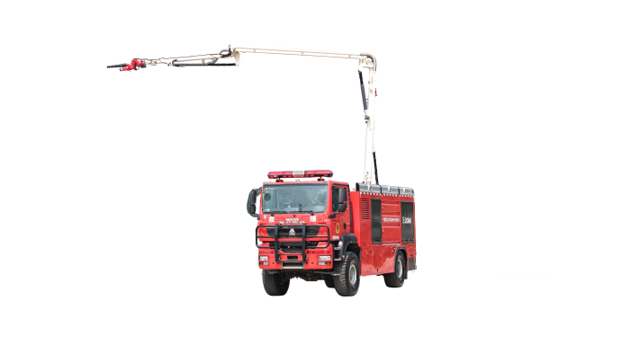 化學(xué)隔離帶開辟消防車