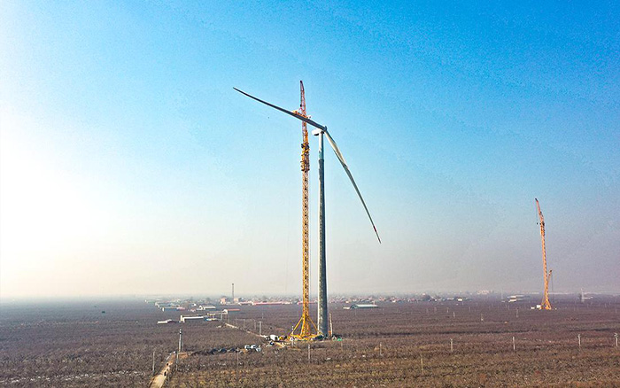 雙塔擎風(fēng)！XGL3300-220S助建華北平原400MW風(fēng)電項目